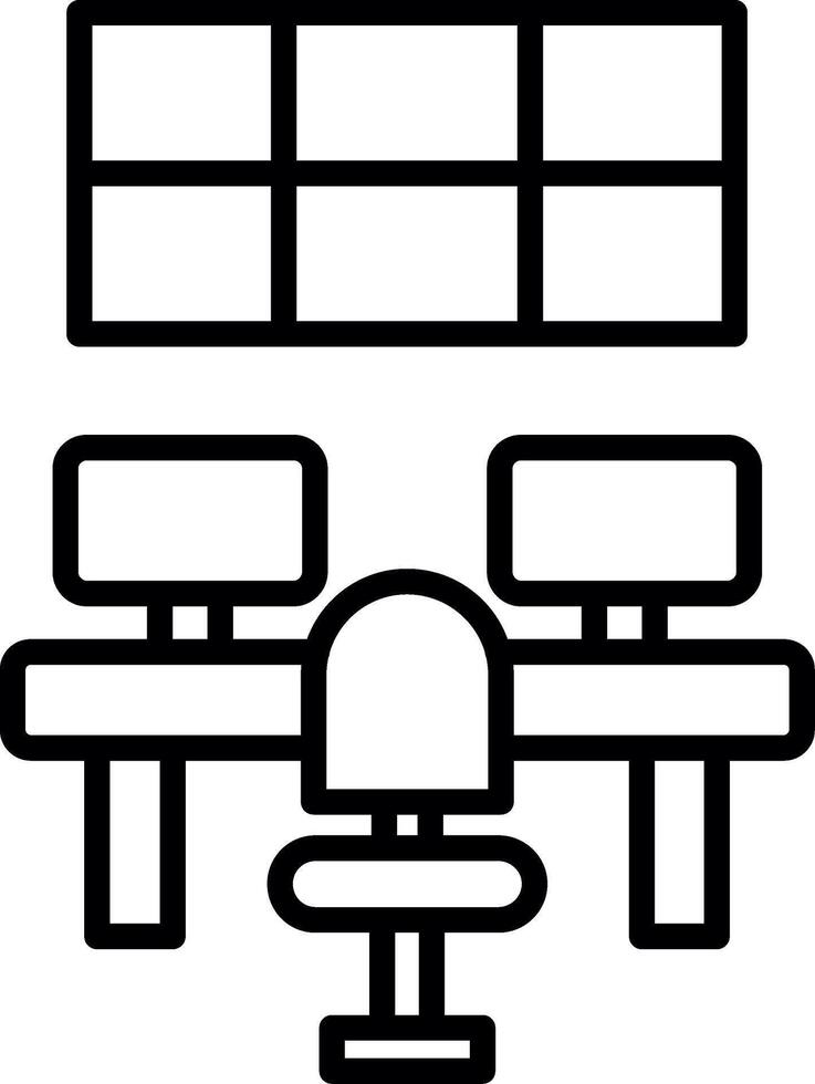 Station Central Control Room vector