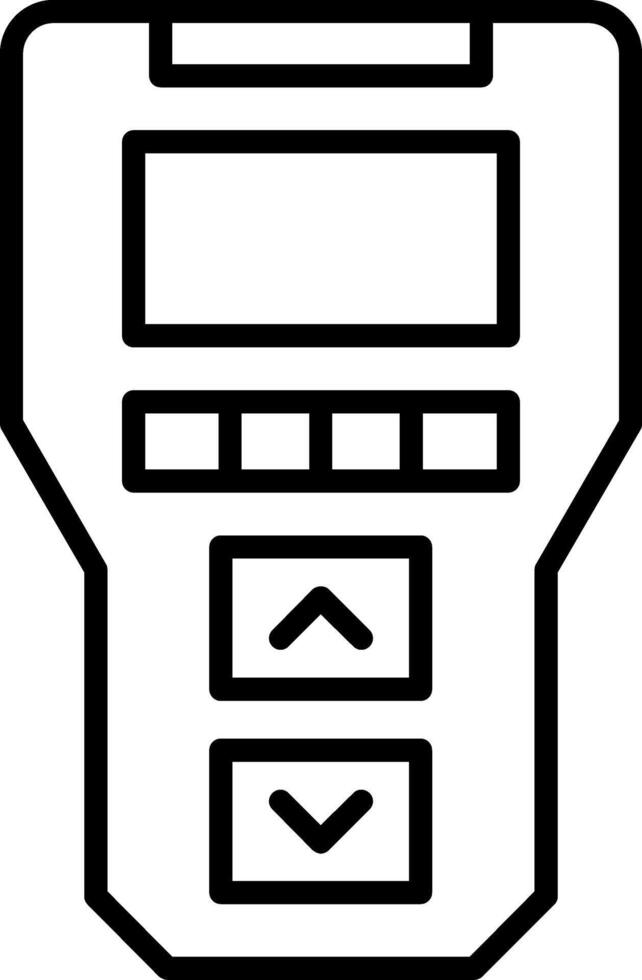 Handheld OBD II Scanner vector