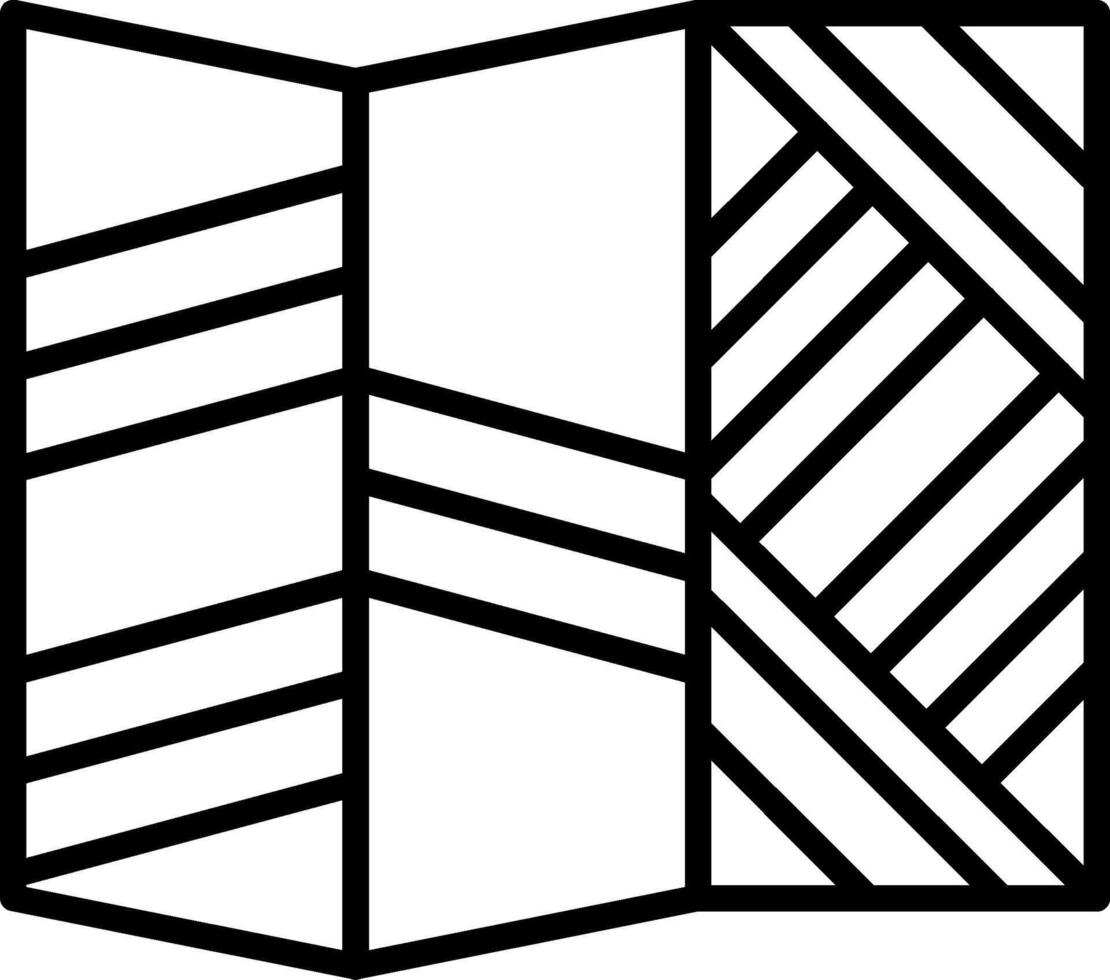 Folding Privacy Room Divider vector