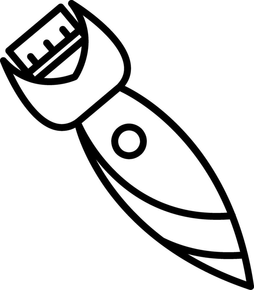 Cordless Epilator Machine vector