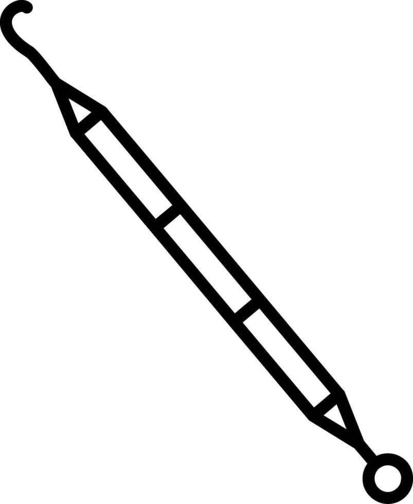 Flexible Dental Pick Sticks vector