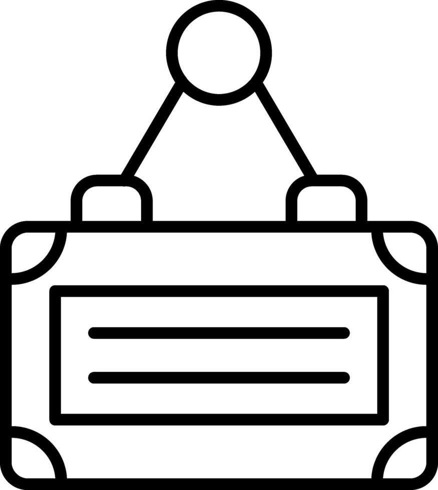 Desk Nameplate Holder vector