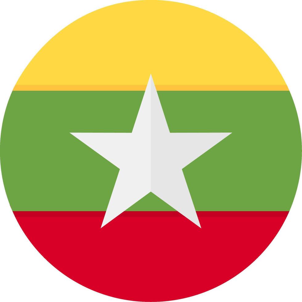Flag of Myanmar vector
