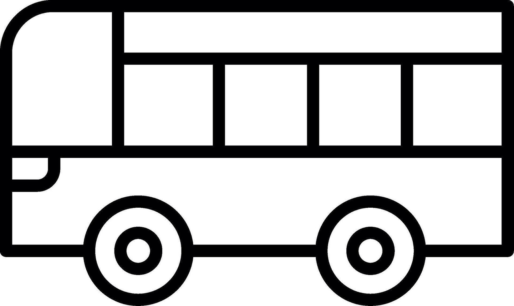 Compact Mini Bus vector