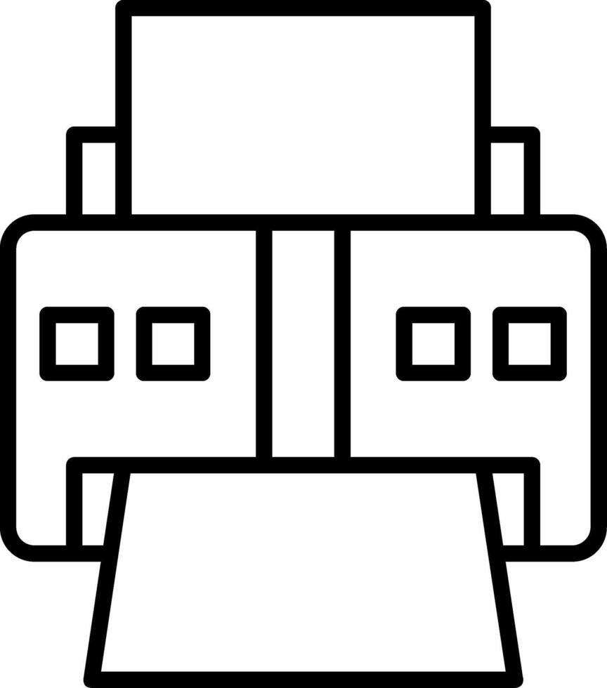 Wireless Office Printer vector