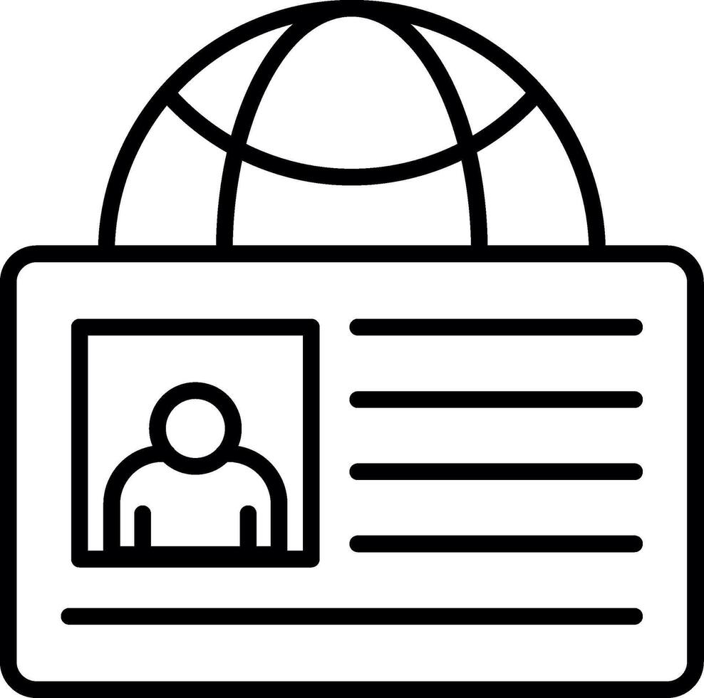 Immigration Entry Checkpoint vector