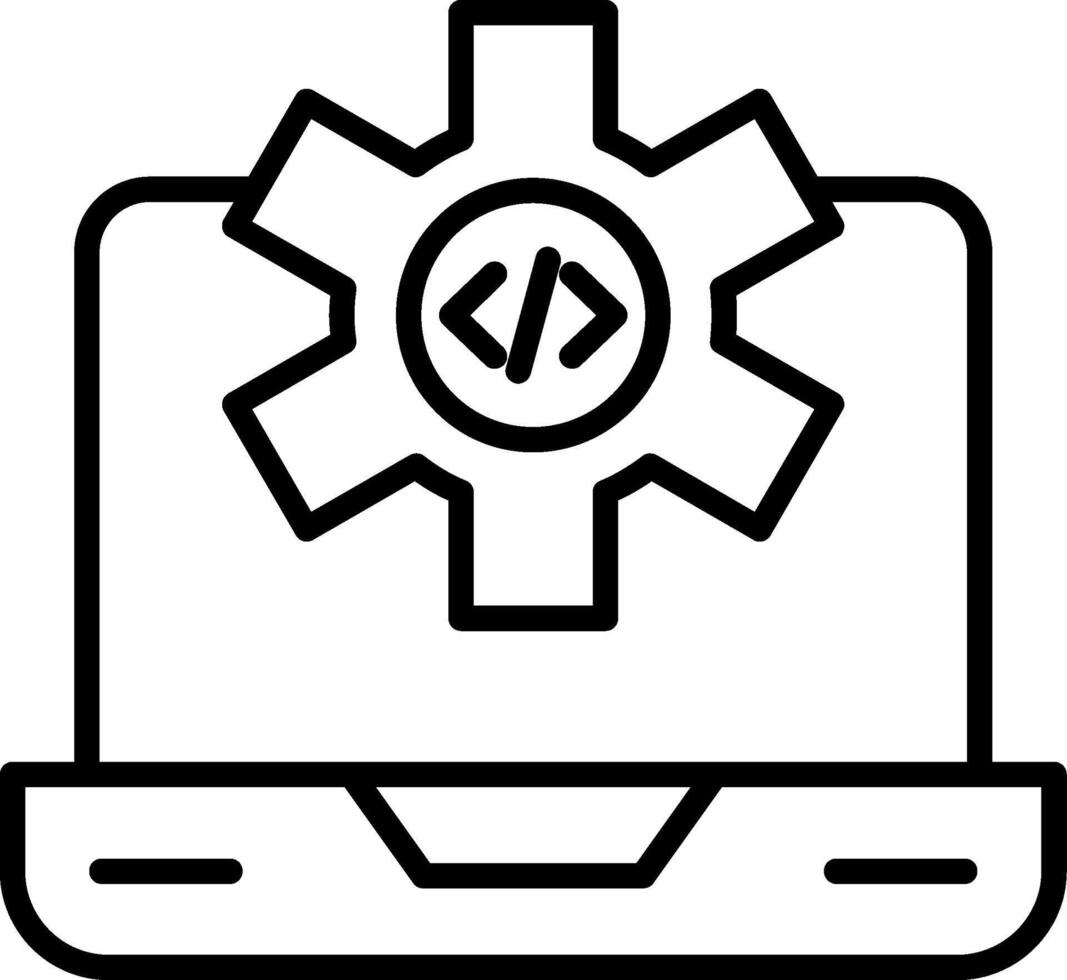 Dev Environment Workspace vector