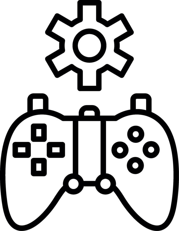 Main Game Menu Interface vector