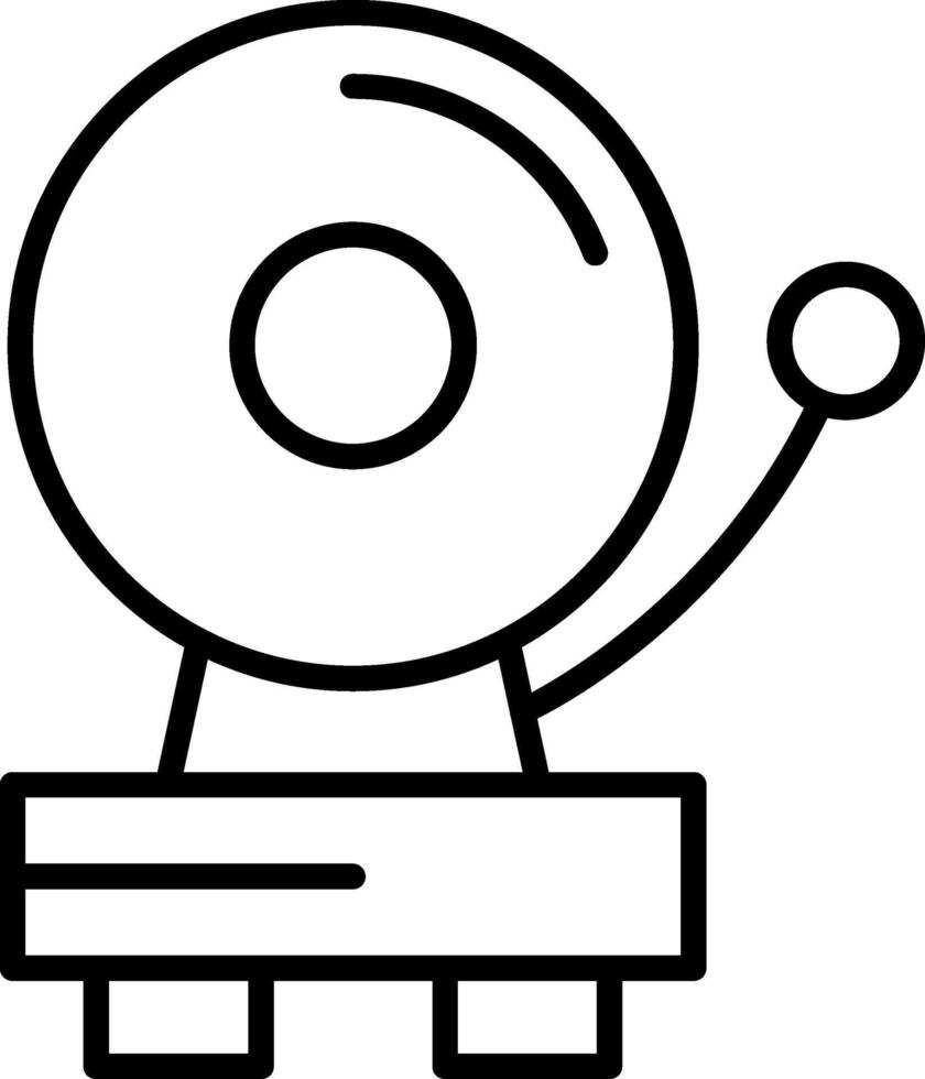 Ringing School Bell vector
