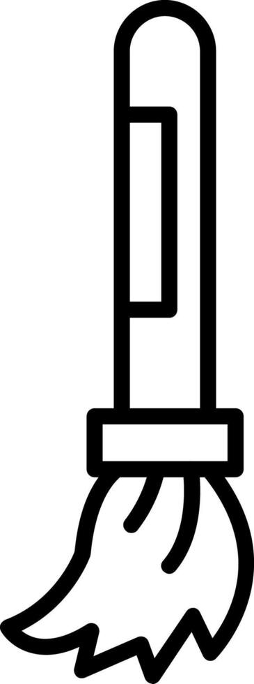 Angled Bristle Broom vector