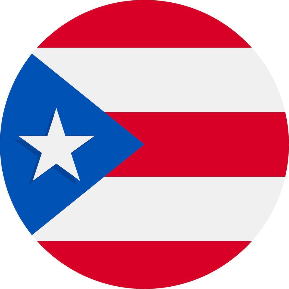 Flag of Puerto Rico vector