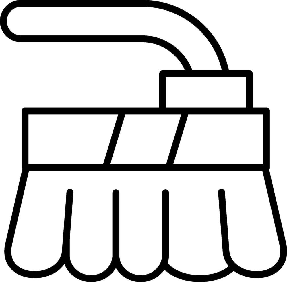 Stiff Cleaning Brush vector