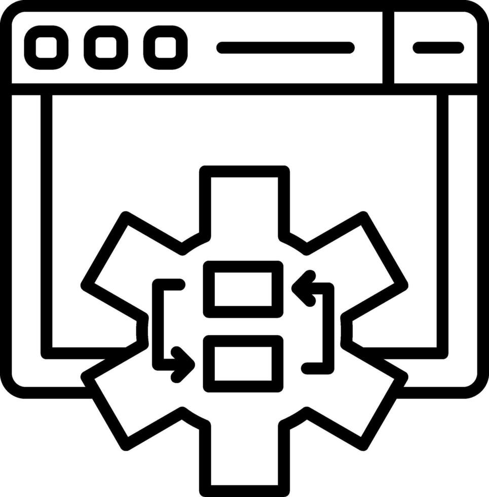 Dependency Tree Diagram vector