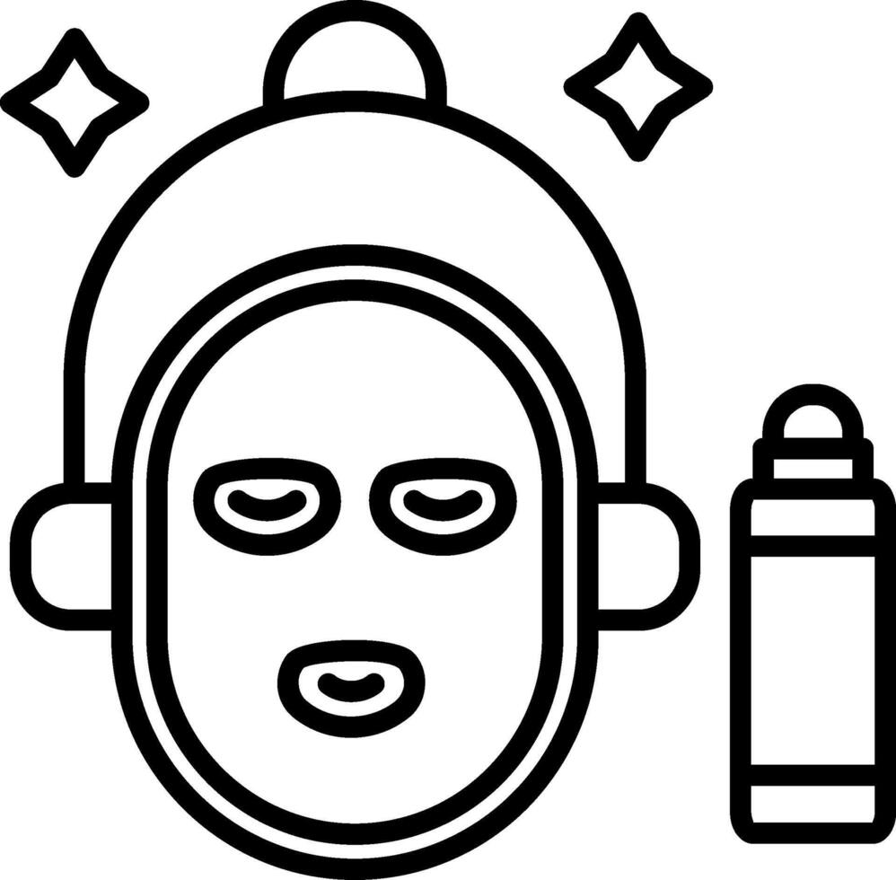 Skin Firming Silver Mask vector