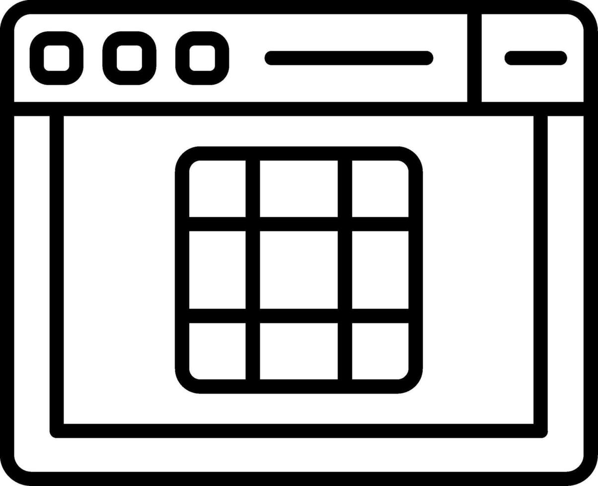 CSS Grid Layout System vector