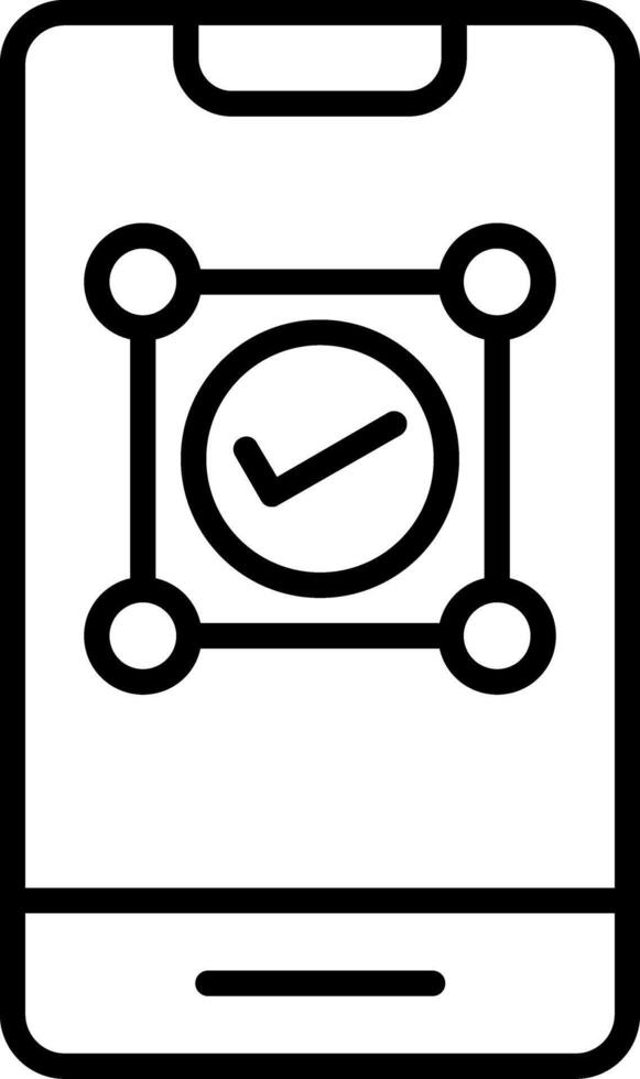 Mobile First Design Icon vector