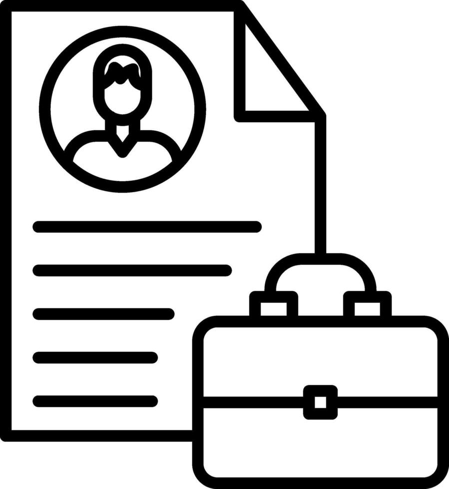 Online Work Portfolio Page vector