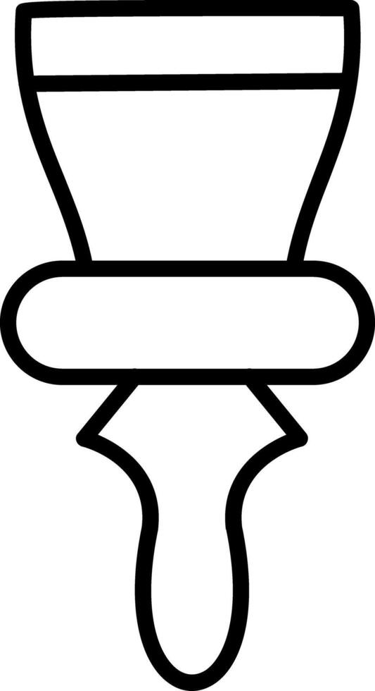 Flexible Putty Knife vector