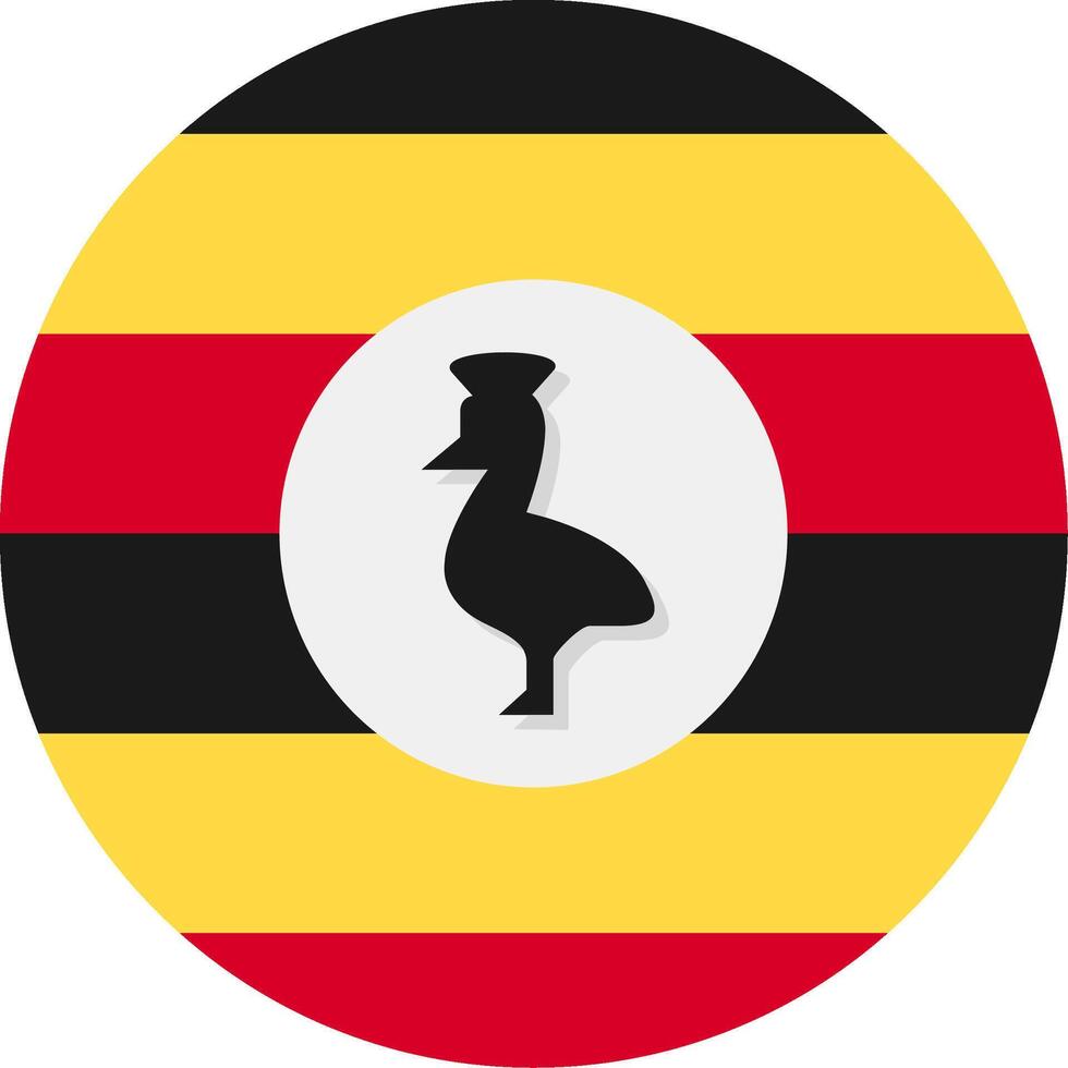 Flag of Uganda vector