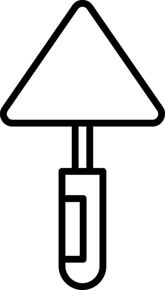 Flat Blade Trowel vector