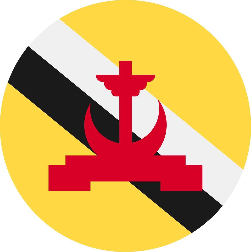 Flag of Brunei vector