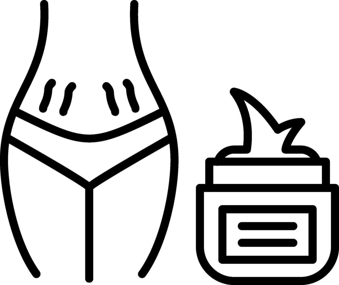 Stretch Mark Cream vector