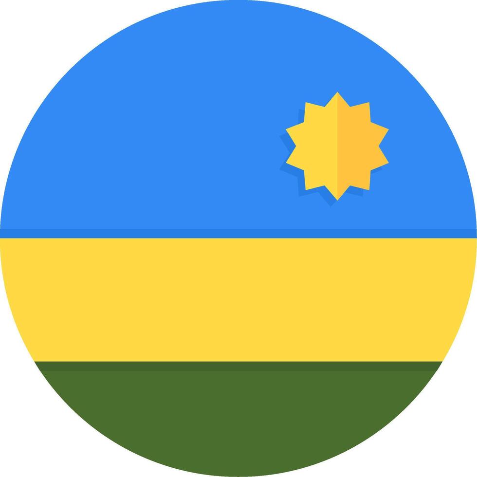 Flag of Rwanda vector