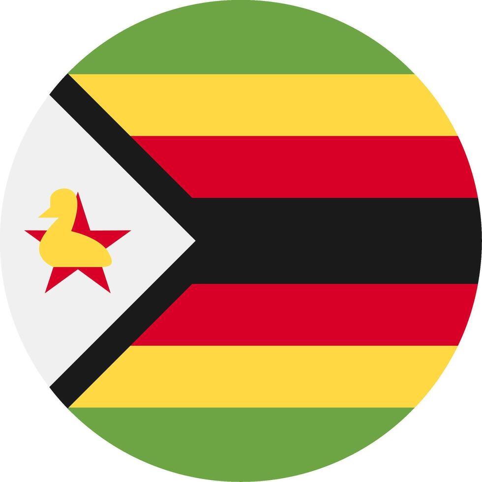 Flag of Zimbabwe vector