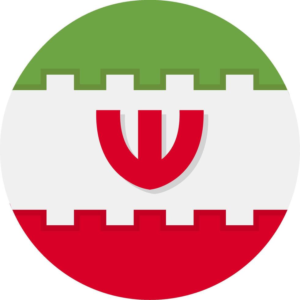 Flag of Iran vector