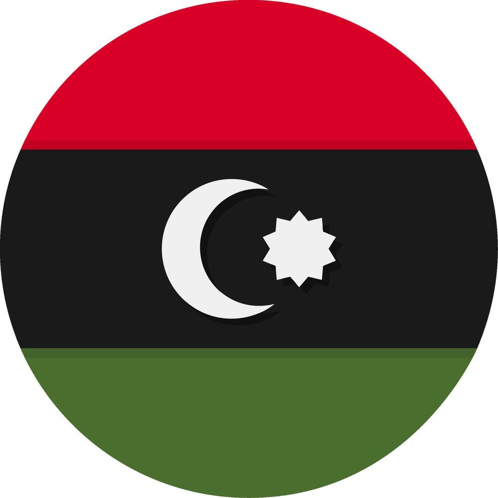 Flag of Libya vector