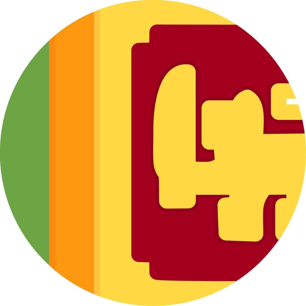 Flag of Sri Lanka vector