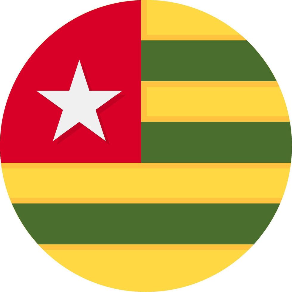 Flag of Togo vector