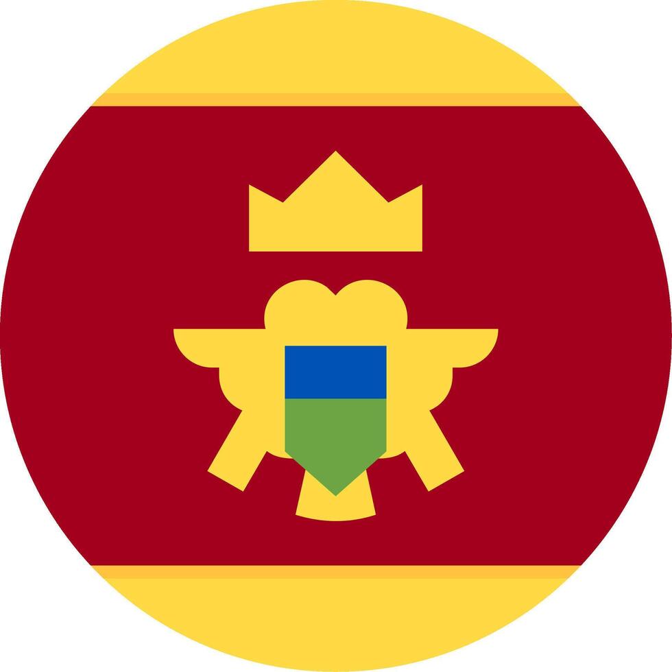 Flag of Montenegro vector