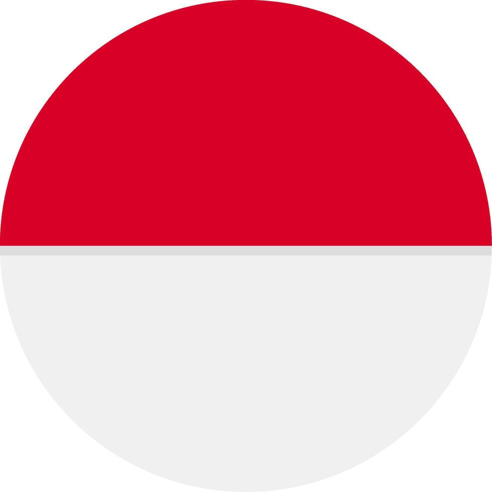 Flag of Monaco vector