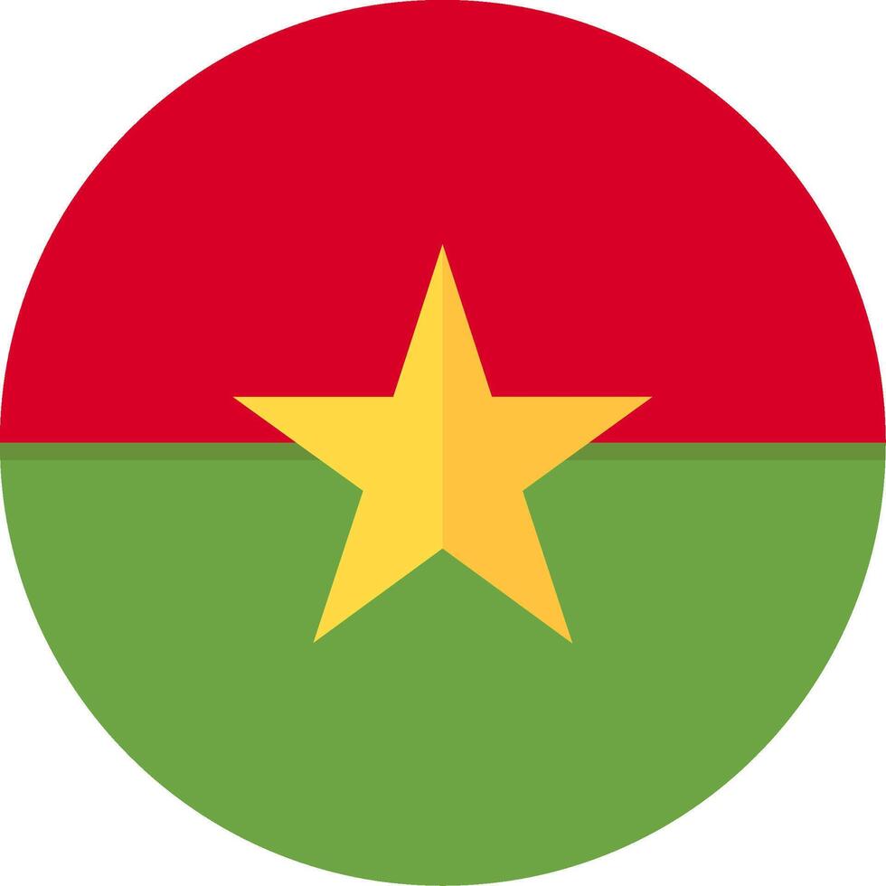 Flag of Burkina Faso vector