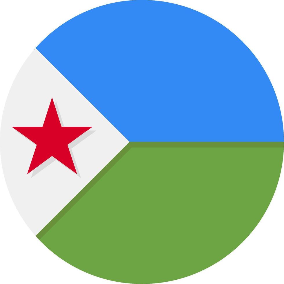 Flag of Djibouti vector