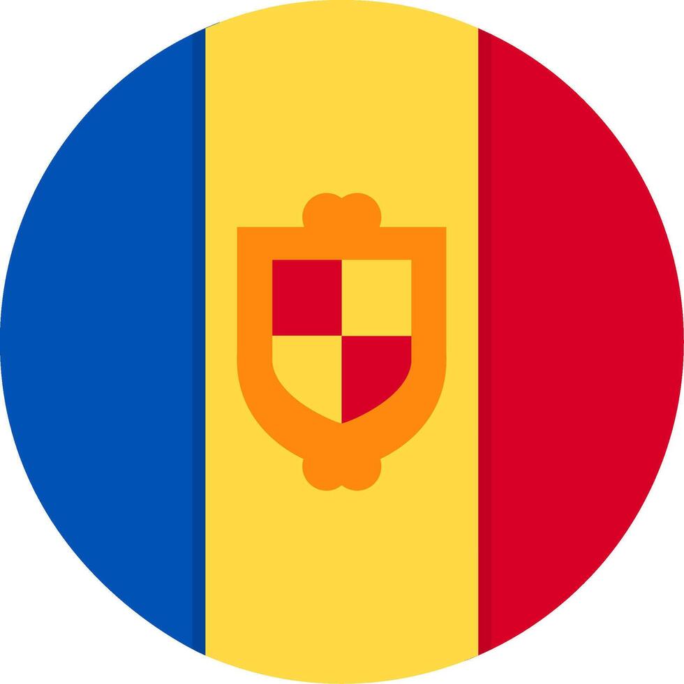 Flag of Andorra vector