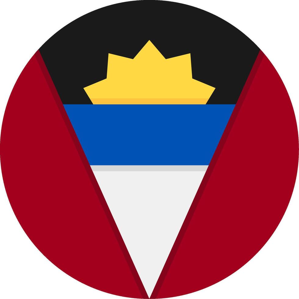 Flag of Antigua and Barbuda vector