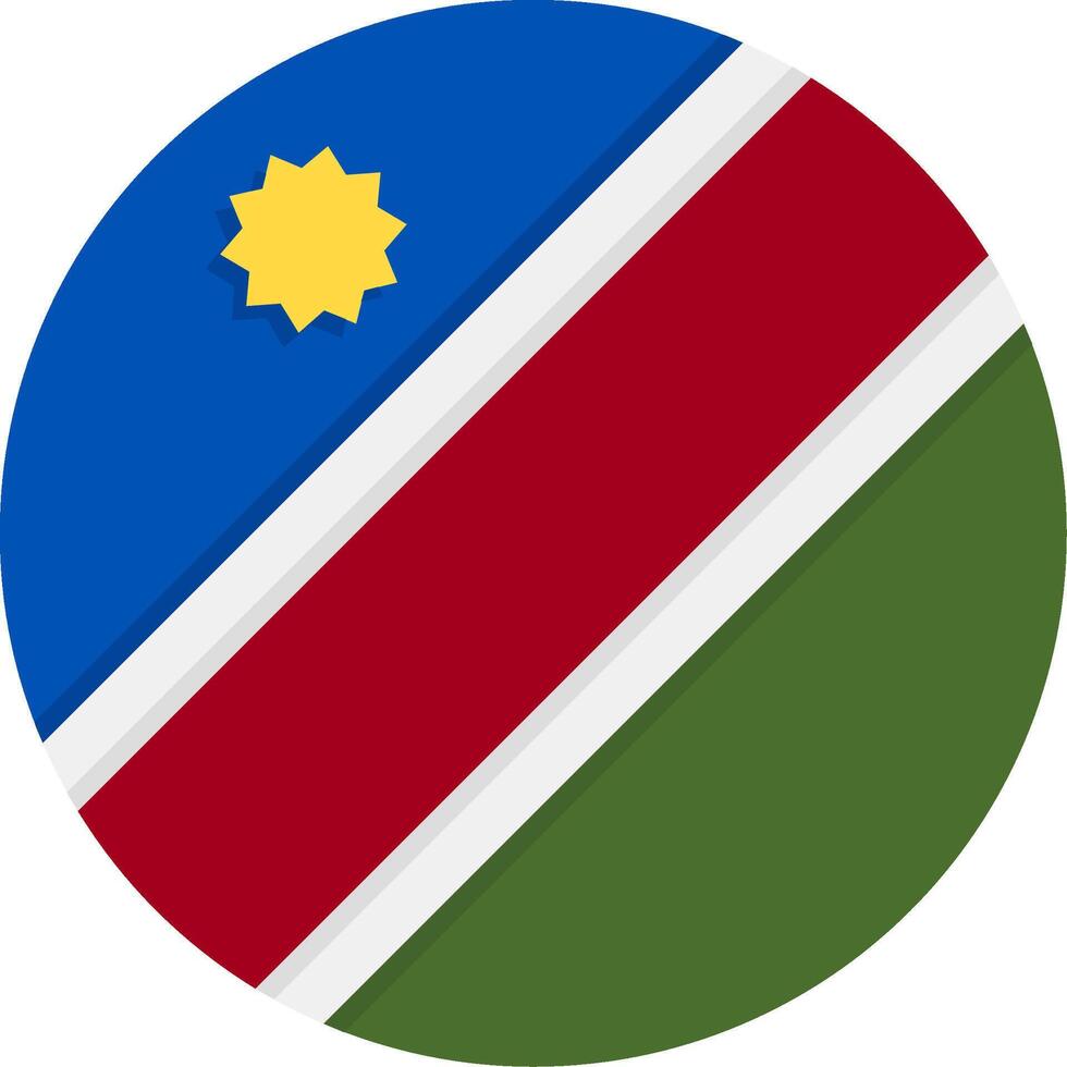 Flag of Namibia vector