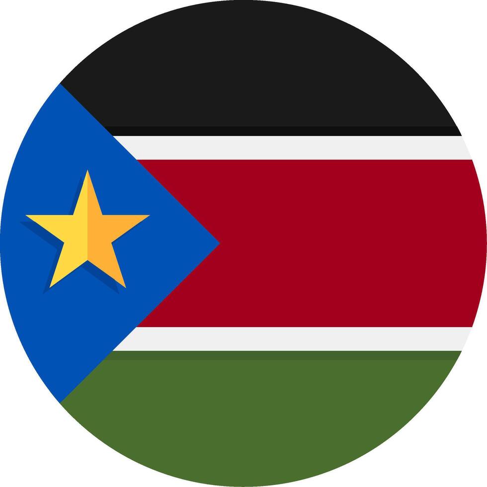 Flag of South Sudan vector