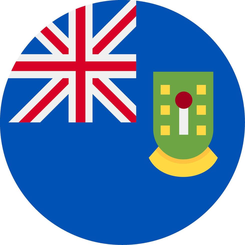 Flag of British Virgin Islands vector