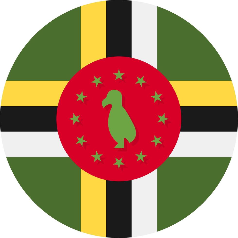 Flag of Dominica vector