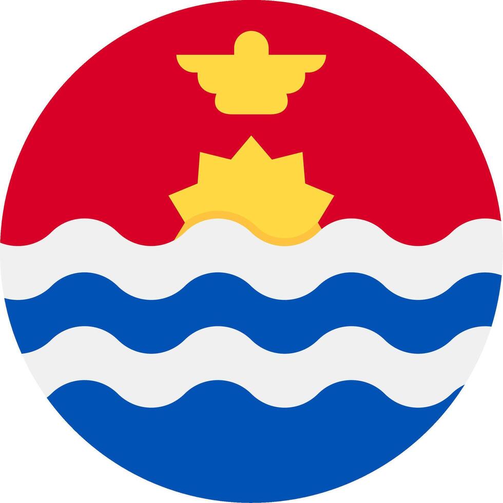 Flag of Kiribati vector