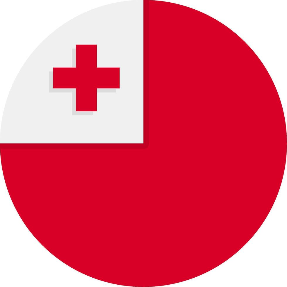 Flag of Tonga vector