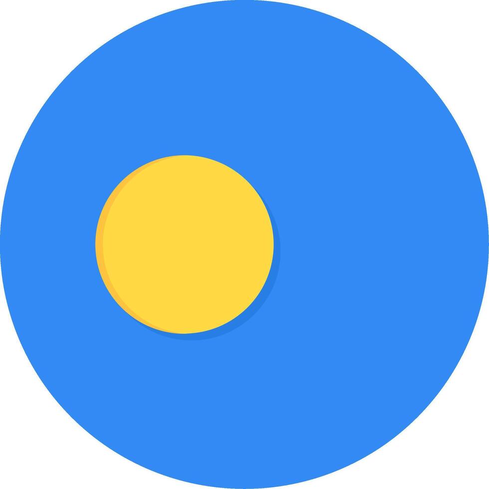 Flag of Palau vector