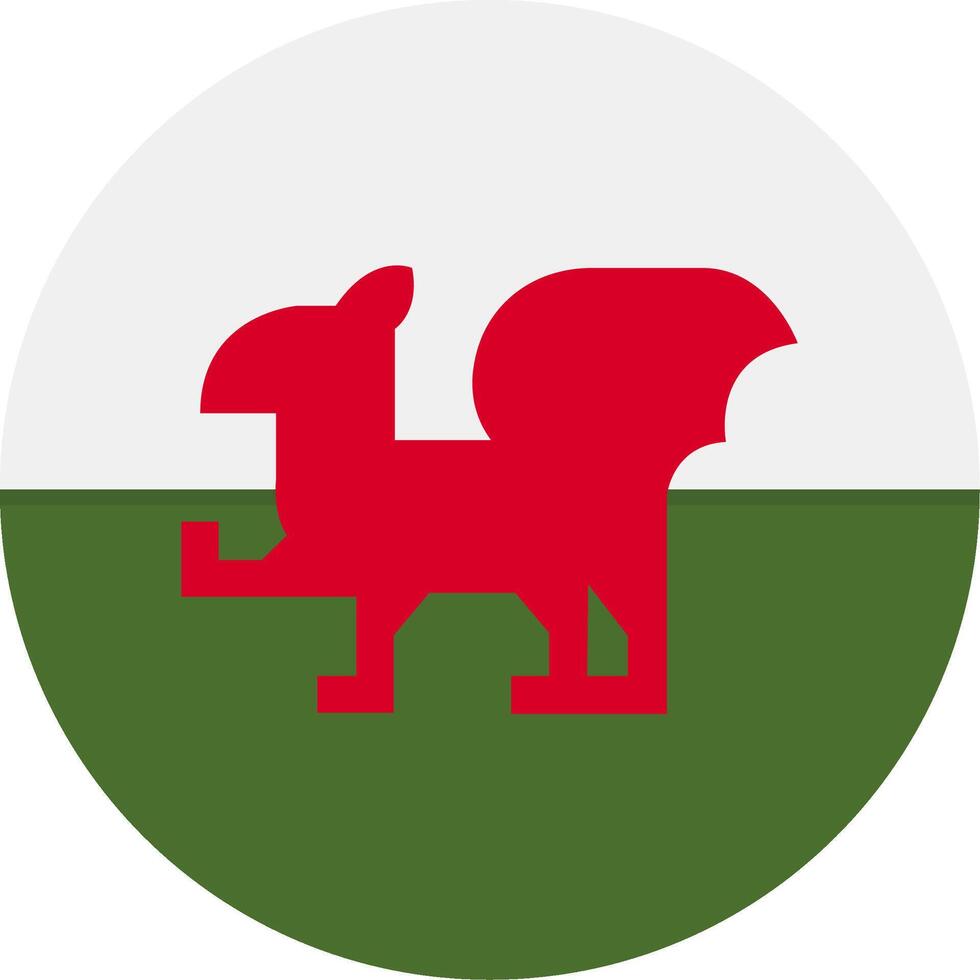 Flag of Wales vector