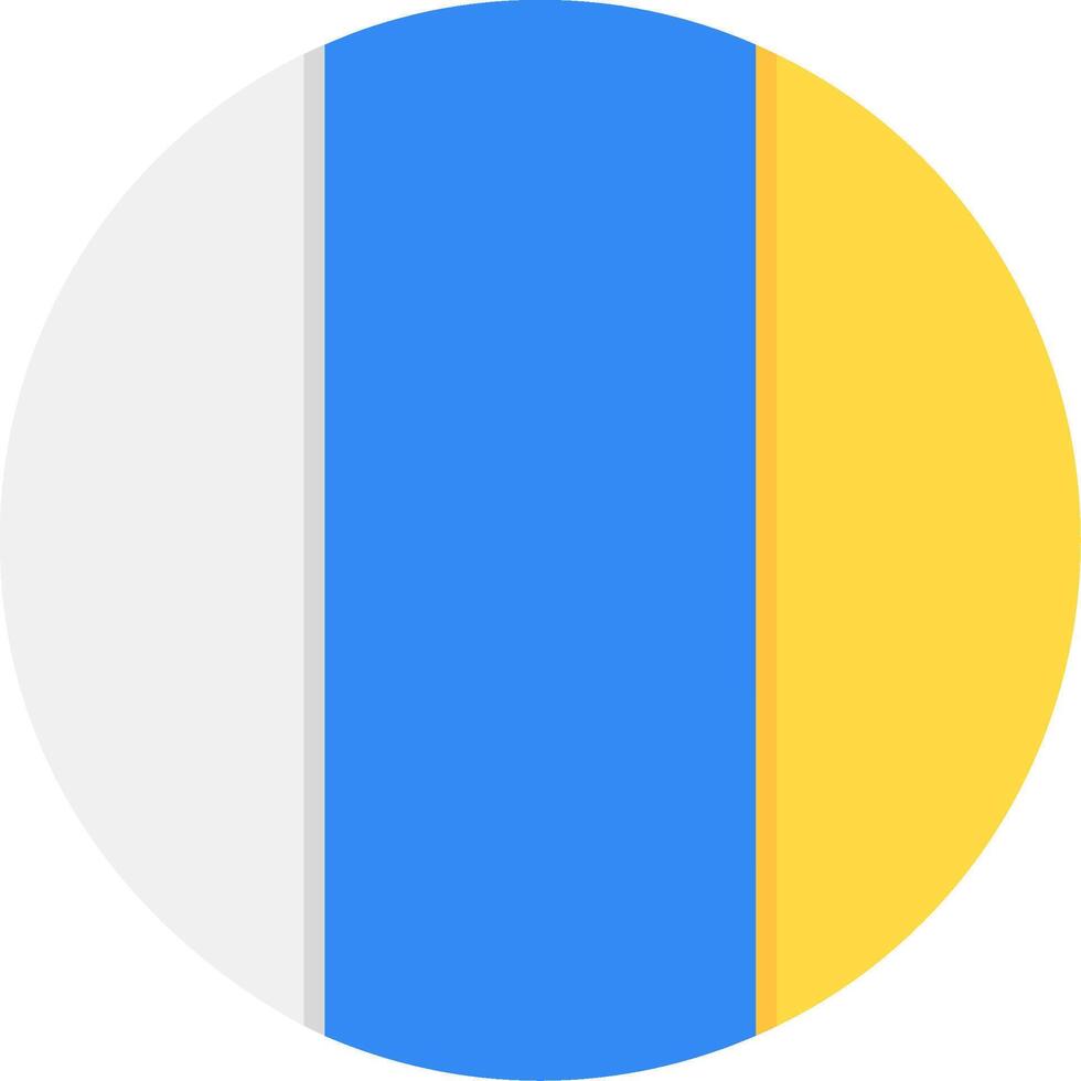 Flag of Canary Islands vector
