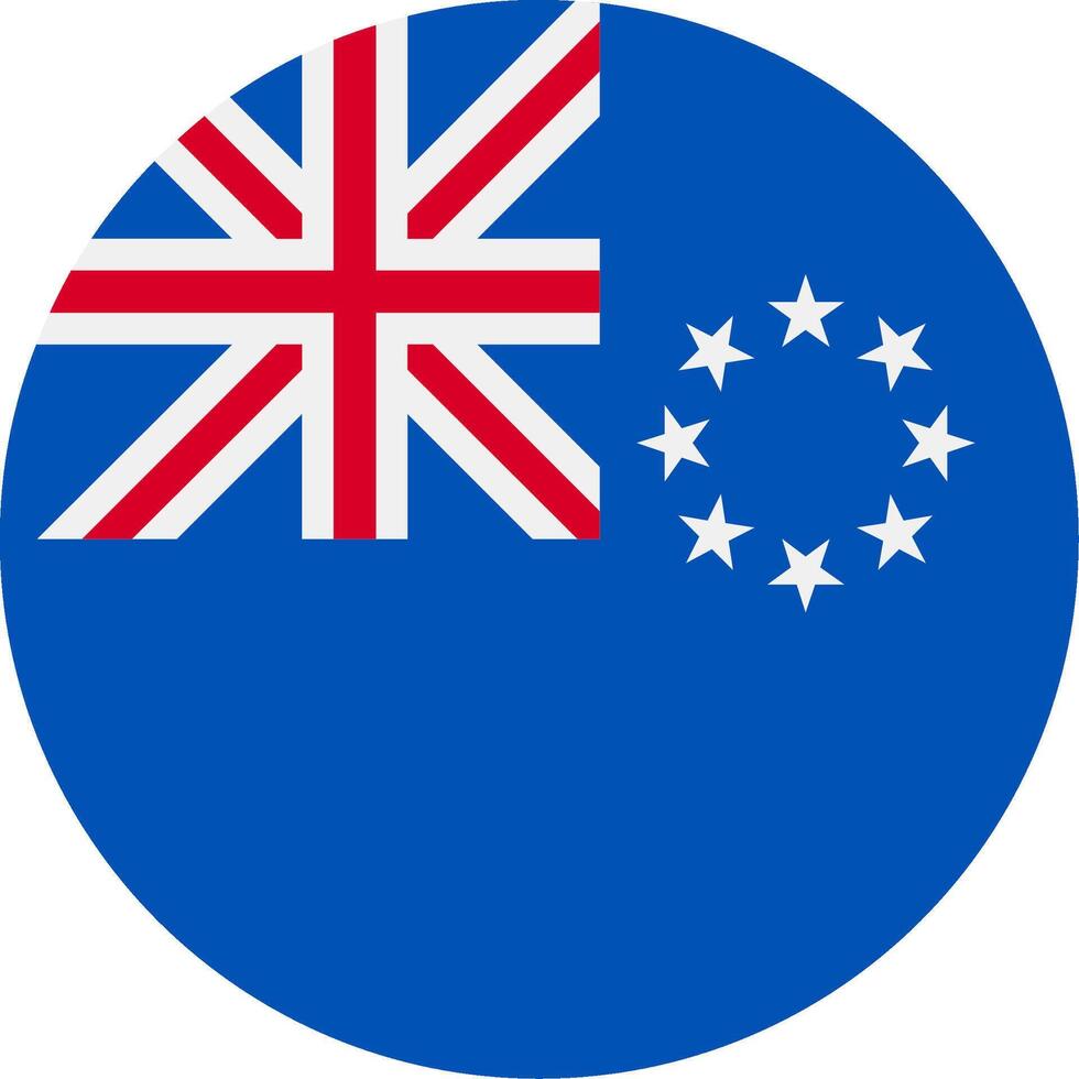 Flag of Cook Islands vector