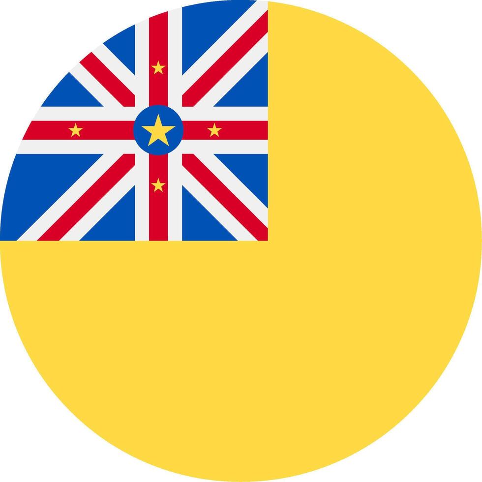 Flag of Niue vector