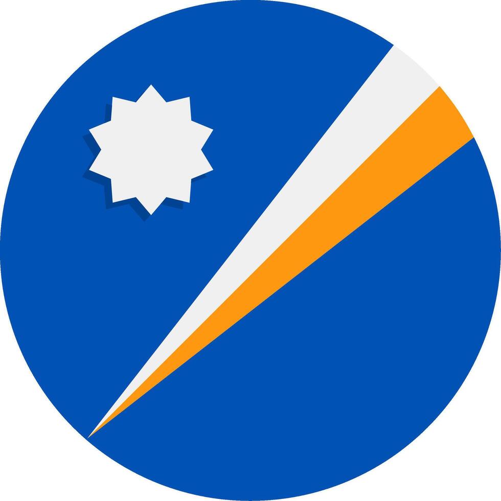 Flag of Marshall Islands vector